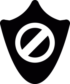 Restriction Shield Laser Cut Svg File, Free Vectors File